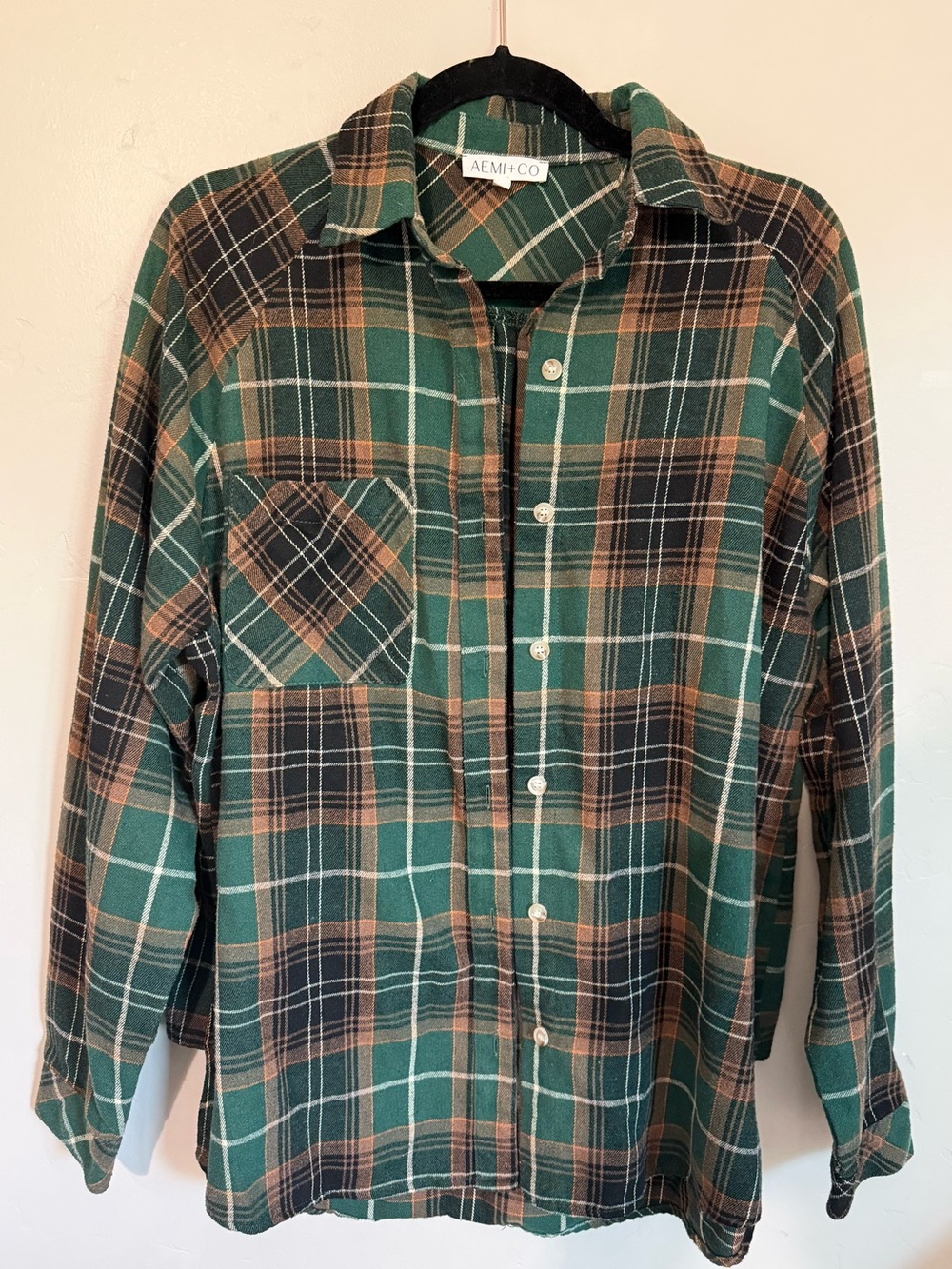 AEMI+CO Flannel Shirt